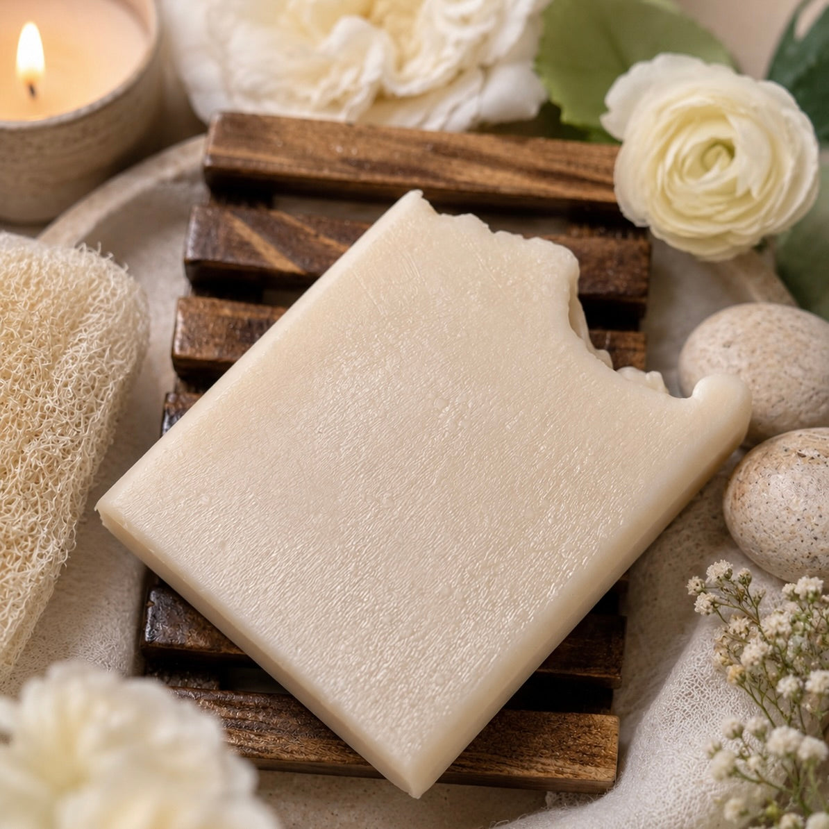 MILK CALENDULA GOAT MILK & COCONUT MILK BAR SOAP
