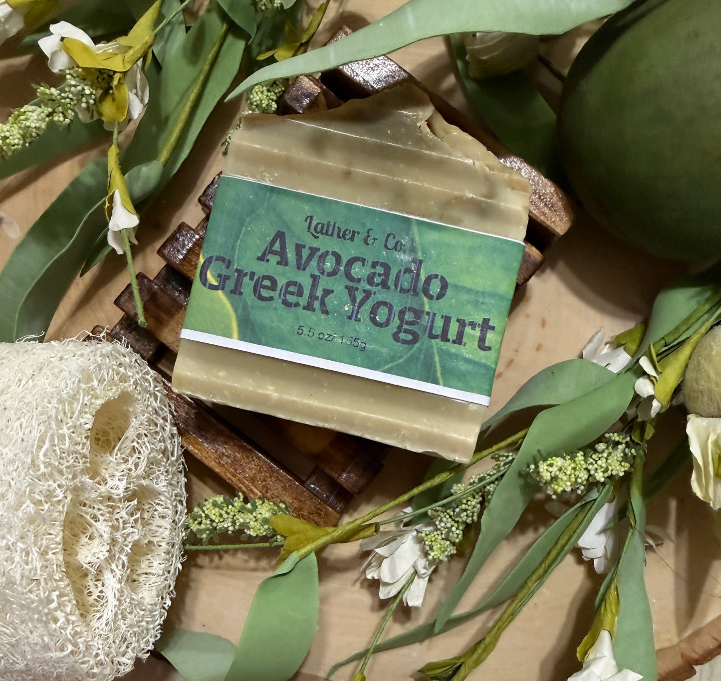 AVOCADO GREEK YOGURT BAR SOAP