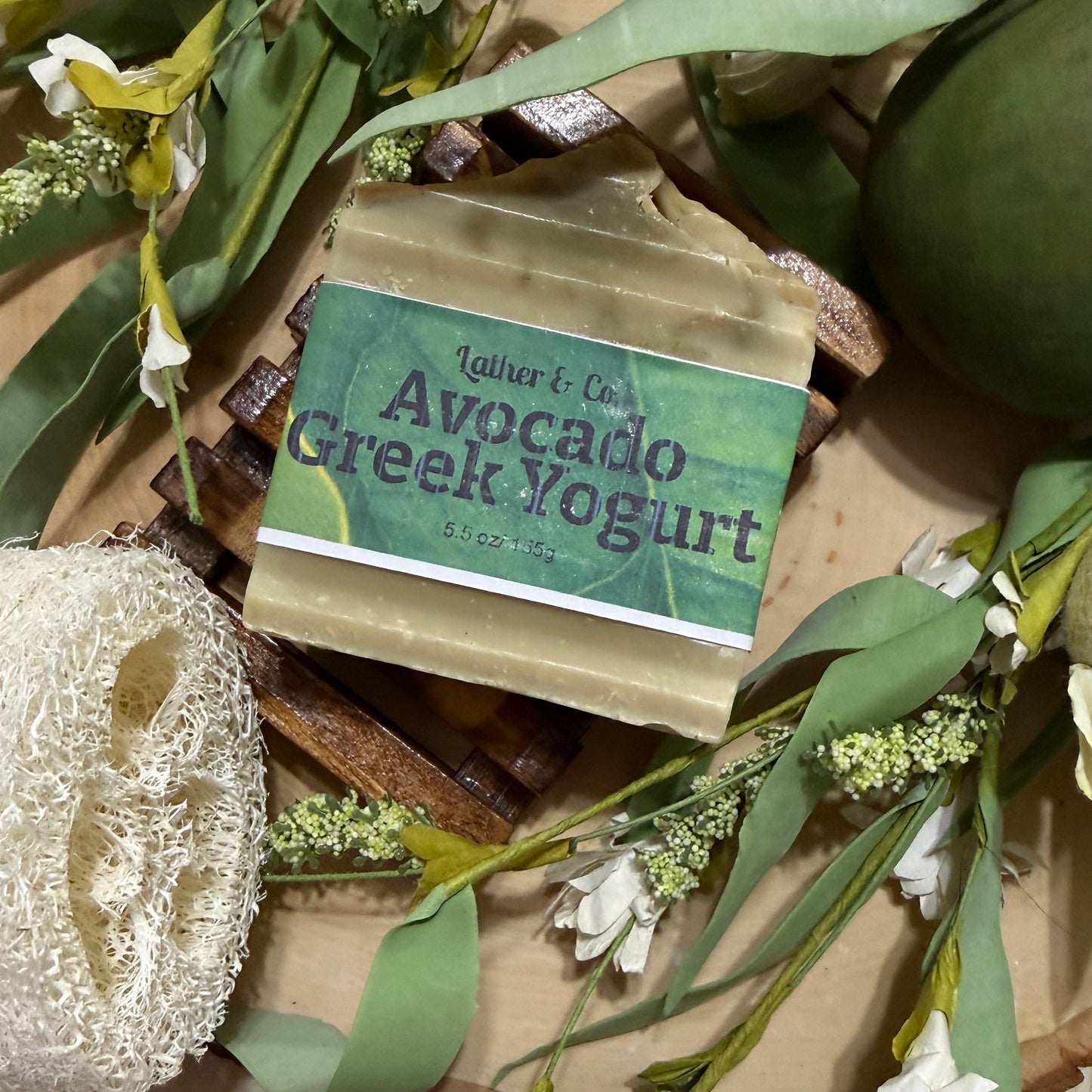 AVOCADO GREEK YOGURT BAR SOAP