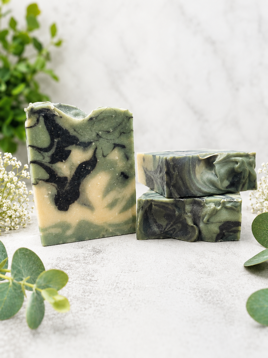 EUCALYPTUS JUNIPER SANDALWOOD GOAT MILK BAR SOAP