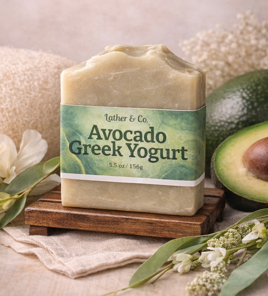 AVOCADO GREEK YOGURT BAR SOAP
