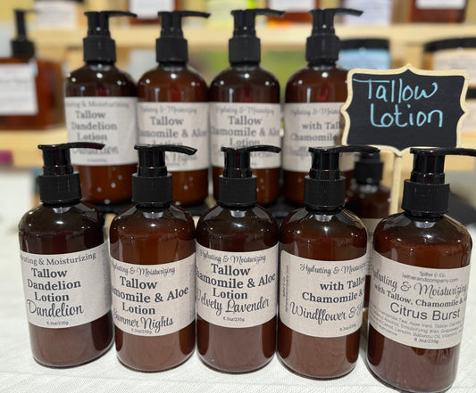 Hydrating and Moisturizing Tallow Lotion