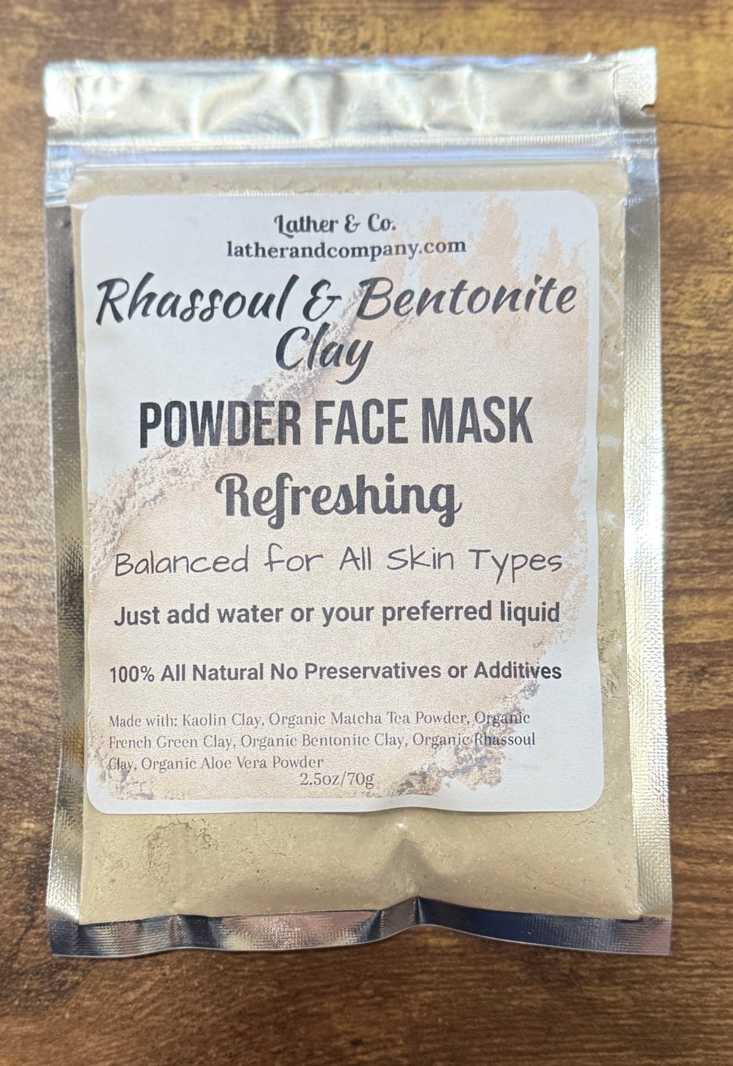 All Natural Clay Masks