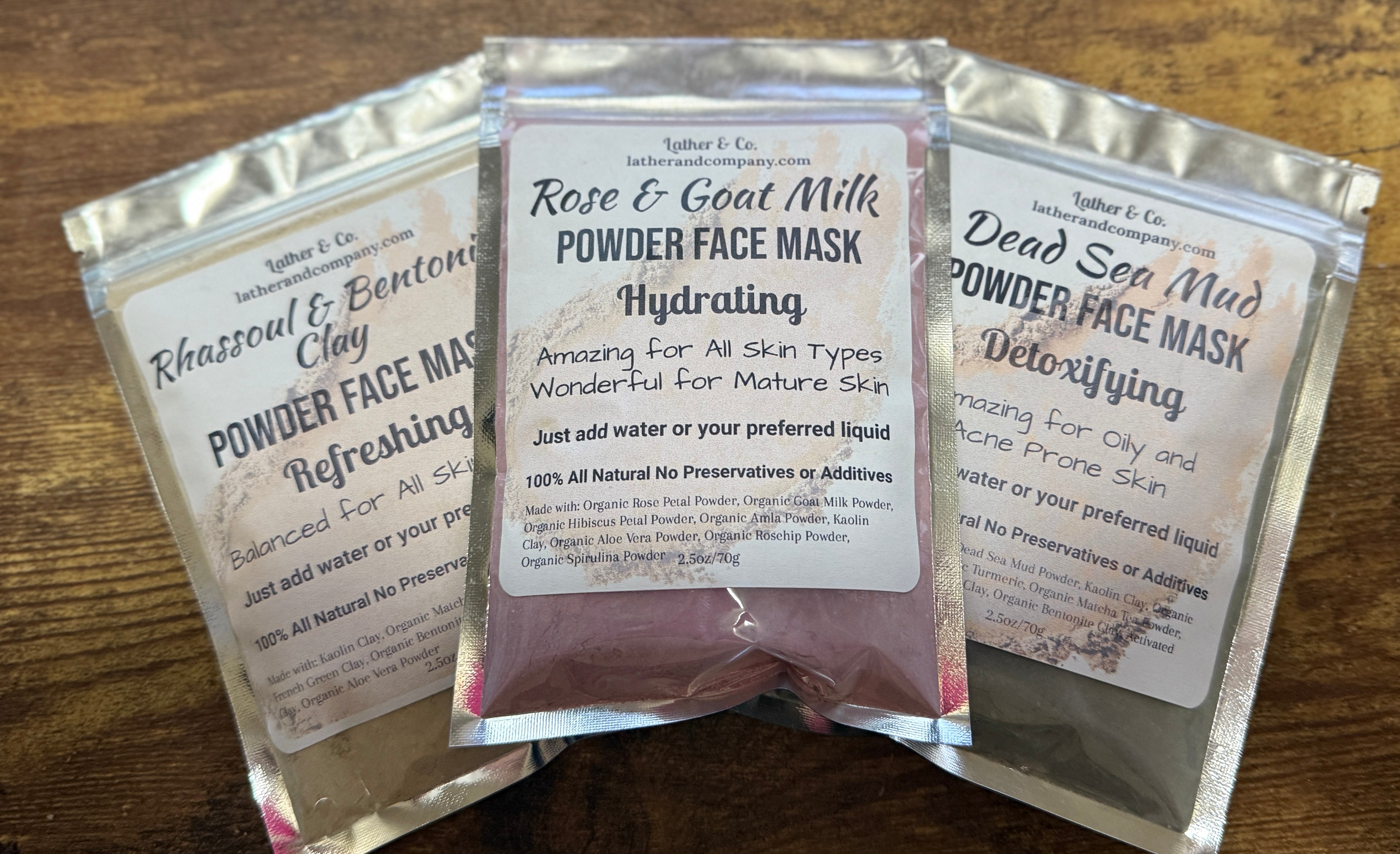 All Natural Clay Masks – Lather & Co.