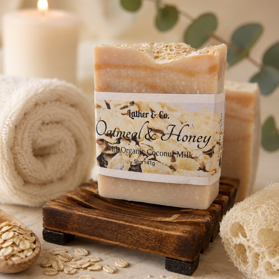 OAT HONEY COCONUT MILK BAR SOAP
