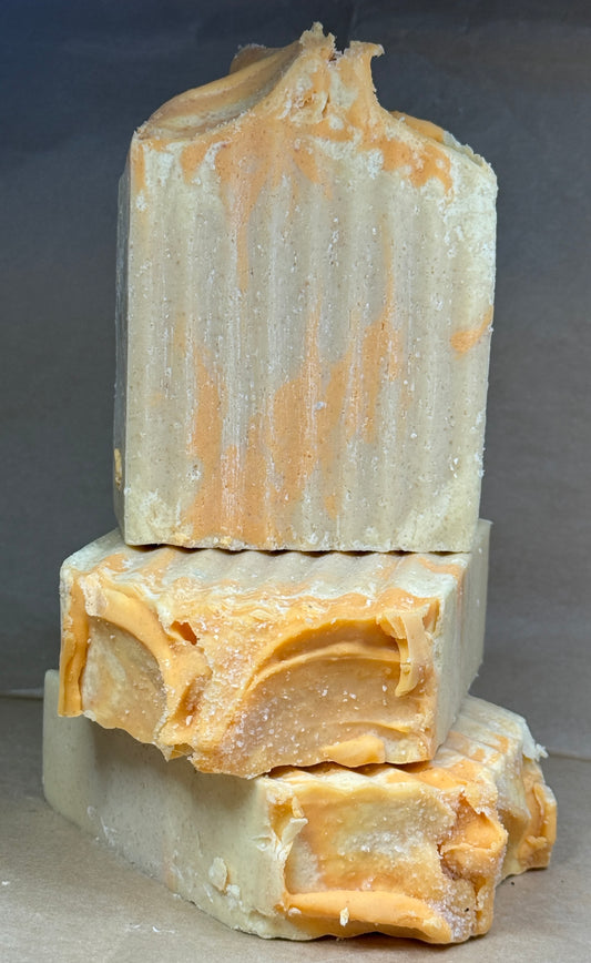 Salt + Tangerine Sandalwood Tallow Bar Soap